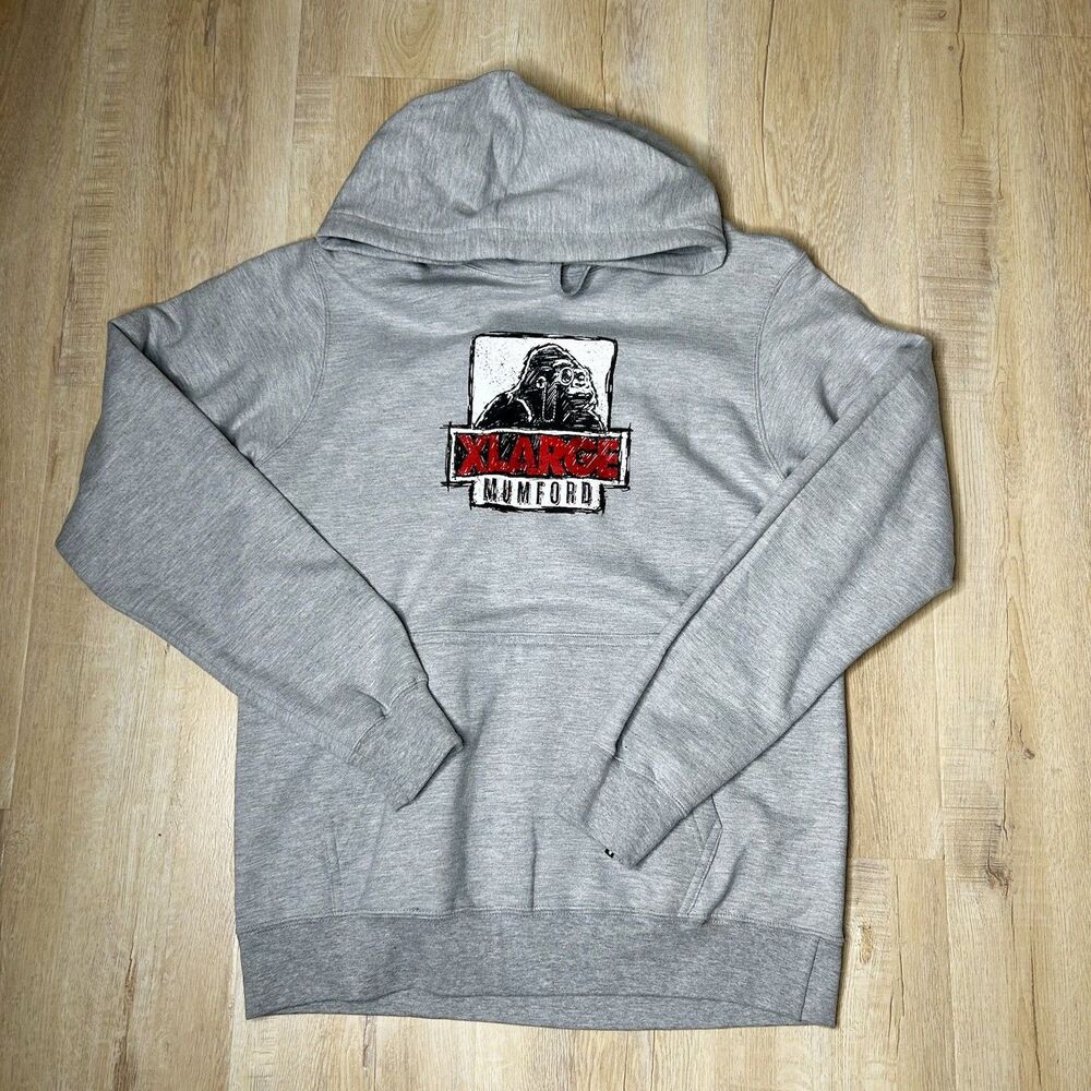 X-Large Clothing Slanted OG Hoodie Medium Grey